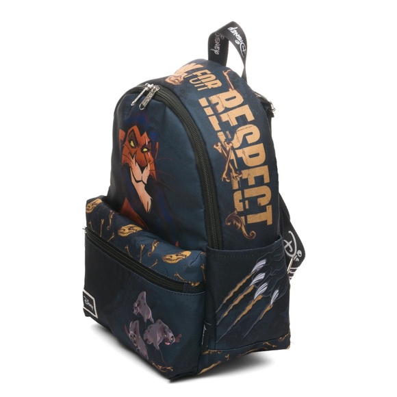 NEW Disney Villains  Lion King Scar Mini Backpack Summer Travel Kids Backpack - Picture 4 of 6